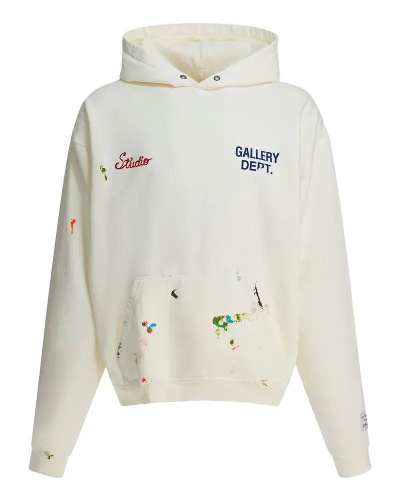 GALLERY DEPT. graphic-print hoodie - Nude Nude