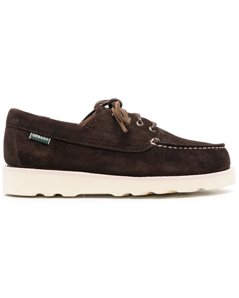 Sebago Segelschuhe aus Wildleder Braun