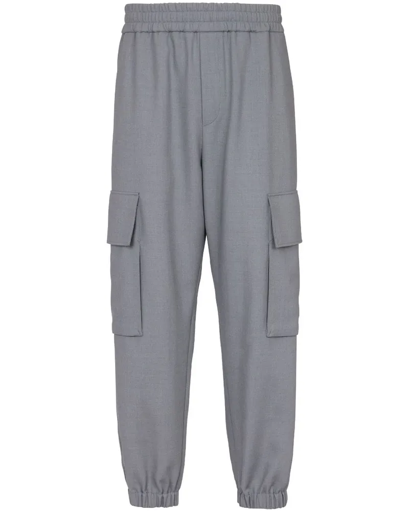 Balmain Cargohose mit Tapered-Bein - Grau Grau