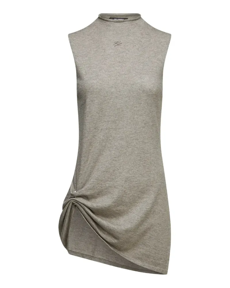 Karl Lagerfeld Gerafftes Oberteil - Grau Grau