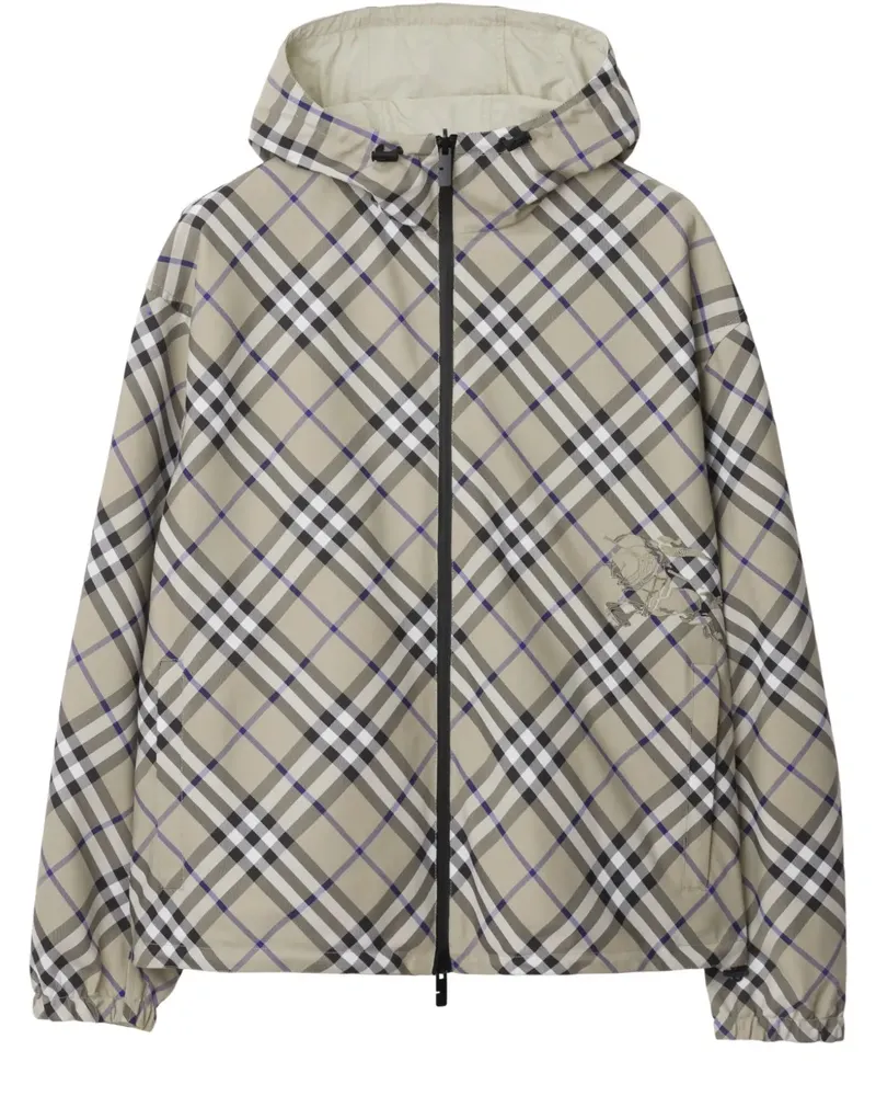 Burberry Wendbare Jacke mit Check - Nude Nude
