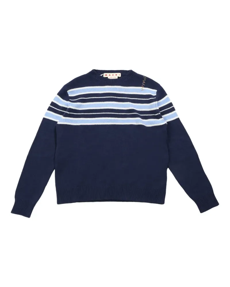 Marni striped jumper - Blau Blau
