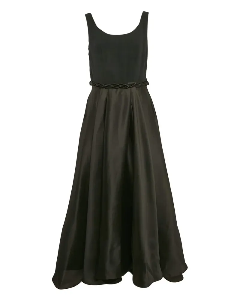 INGIE Paris Kleid mit geflochtener Taille - Schwarz Schwarz