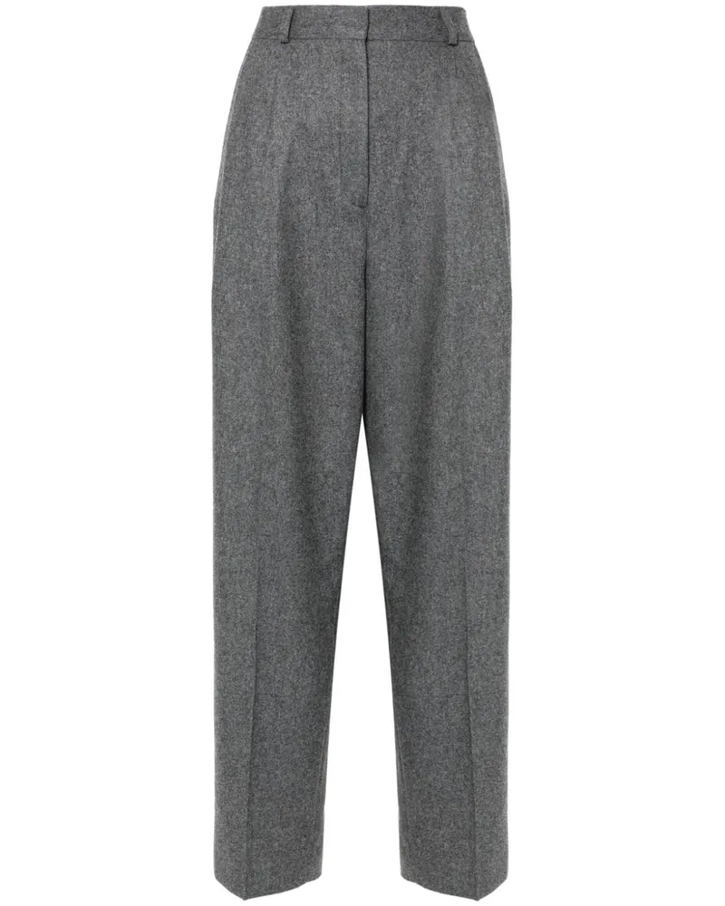 Totême Plissierte Hose - Grau Grau