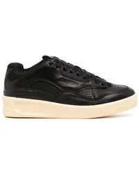 Jil Sander Basket Sneakers Schwarz