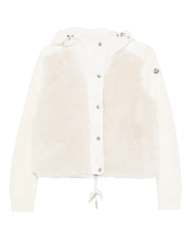 Moncler Wattierter Cardigan - Weiß Weiß