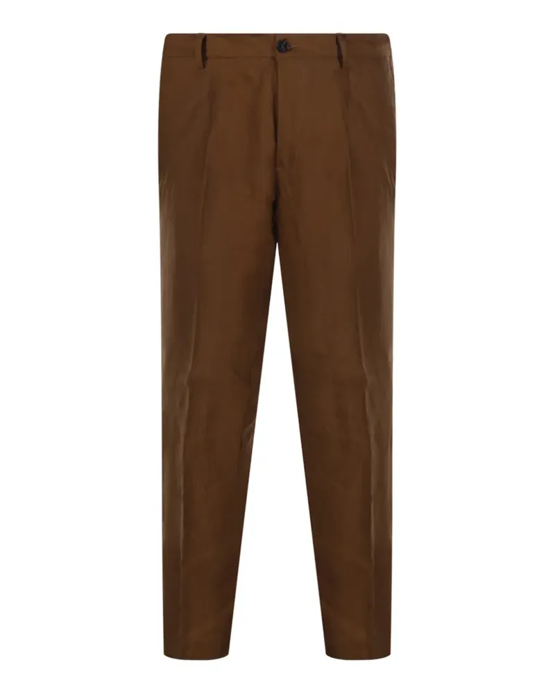 Entre Amis pleated trousers - Braun Braun