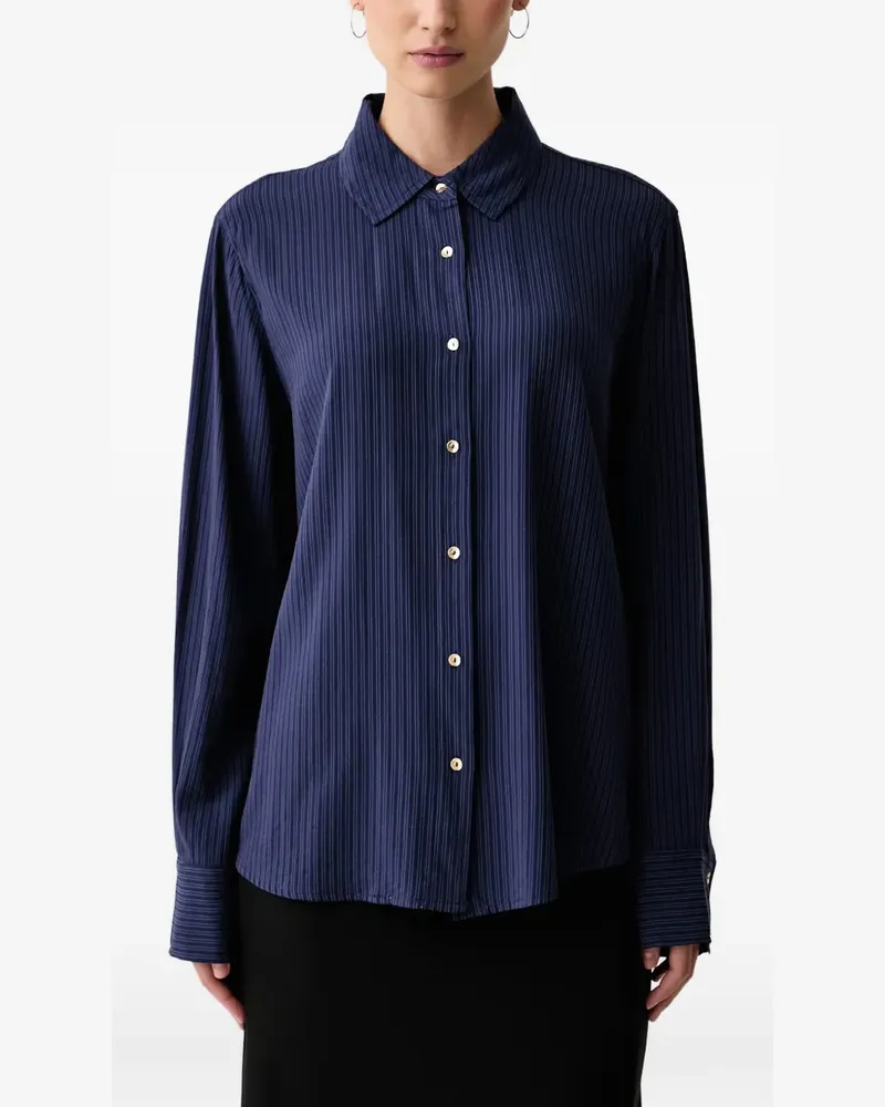 Benetton Langärmeliges Hemd - Blau Blau