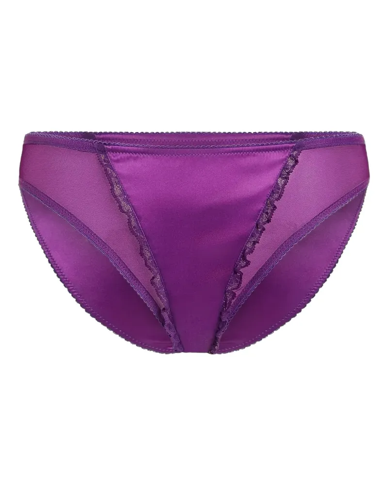 Dolce & Gabbana Slip aus Satin - Violett Violett