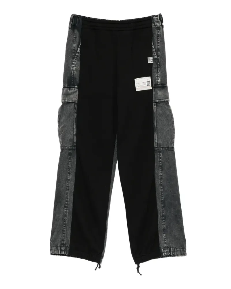 MIHARAYASUHIRO combined sweat military pants - Schwarz Schwarz