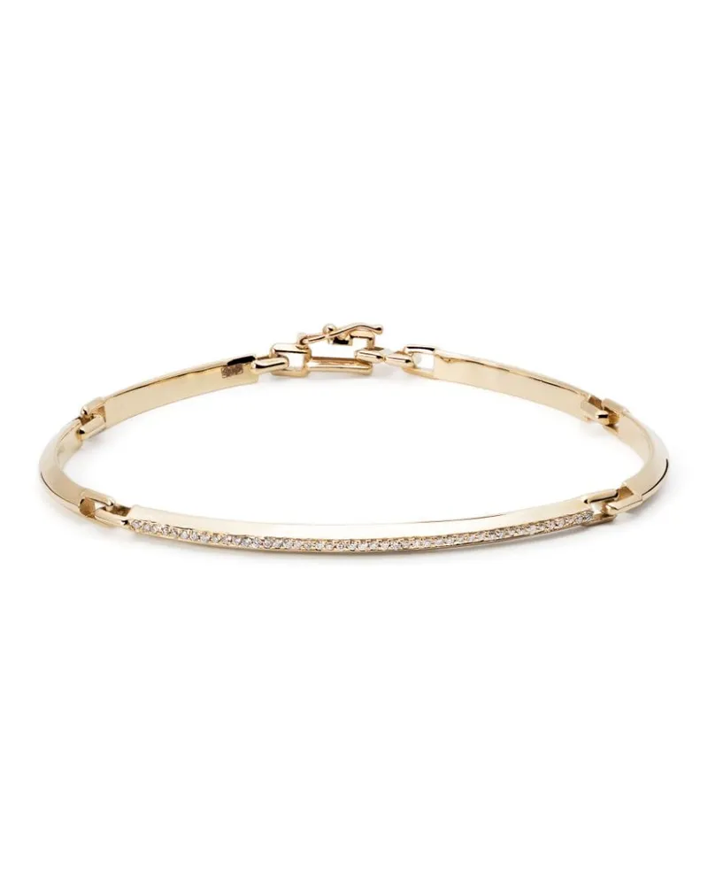 Luis Morais 14kt Gelbgoldarmband mit Diamanten Gold