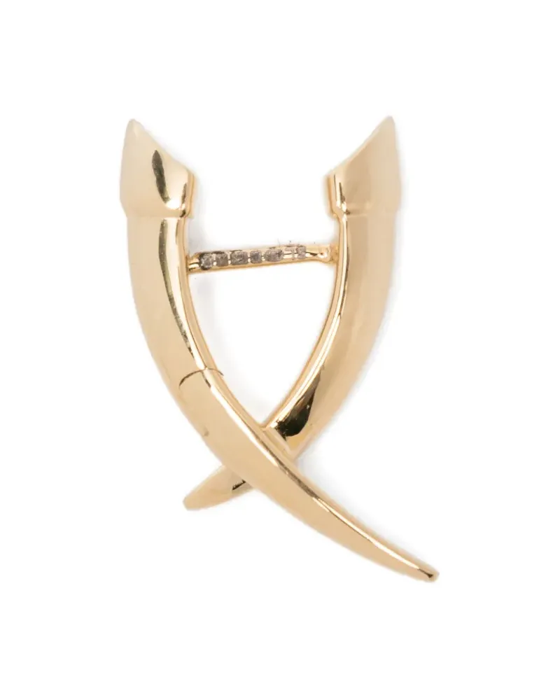 Shaun Leane mini Sabre Crossover earring - Gold Gold