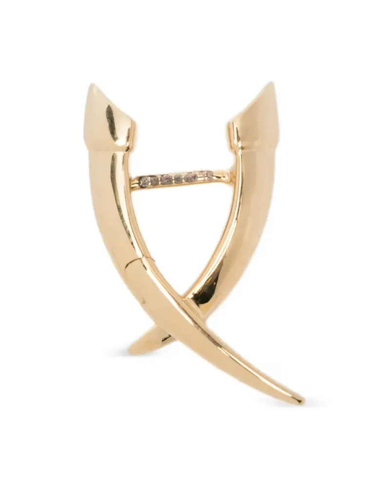 Shaun Leane mini Sabre Crossover earring - Gold Gold