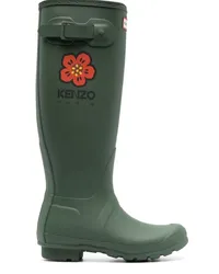 Kenzo x Hunter Wellington Gummistiefel Grün