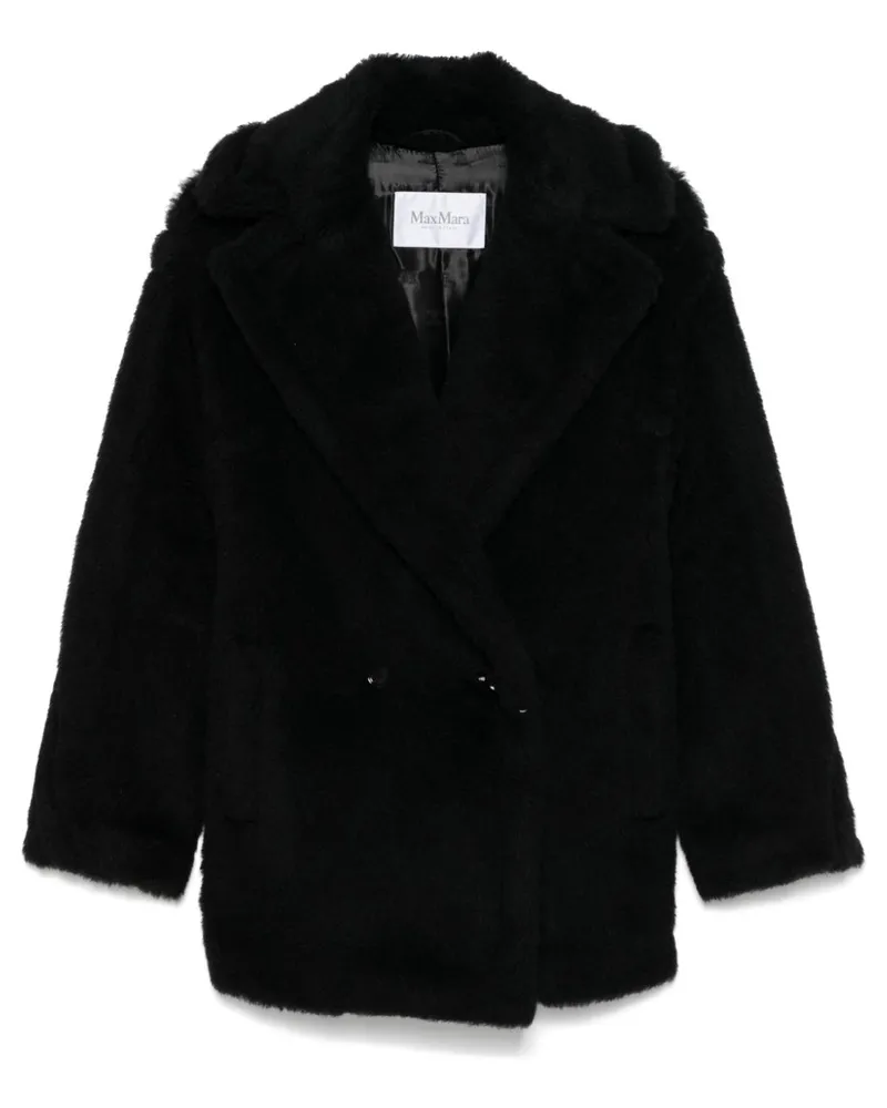 Max Mara Fuxia Mantel - Schwarz Schwarz