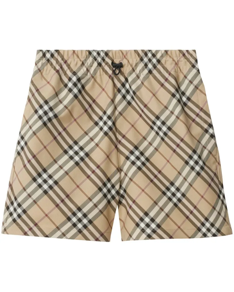 Burberry Shorts mit Vintage-Check - Nude Nude