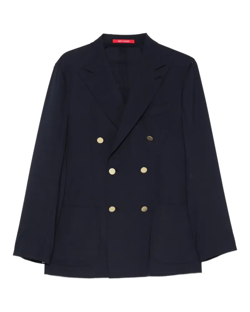Bagnoli Sartoria Napoli double-breasted blazer - Blau Blau