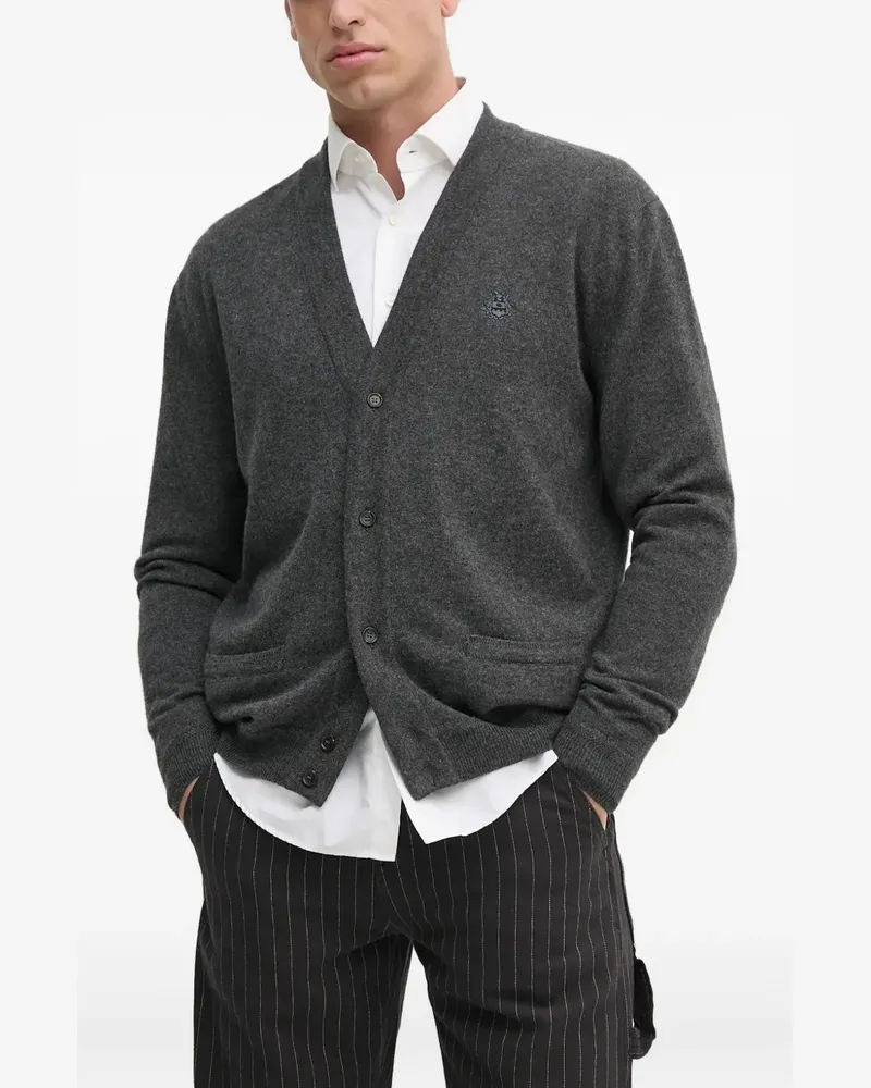 Bally Cardigan mit Logo-Stickerei - Grau Grau