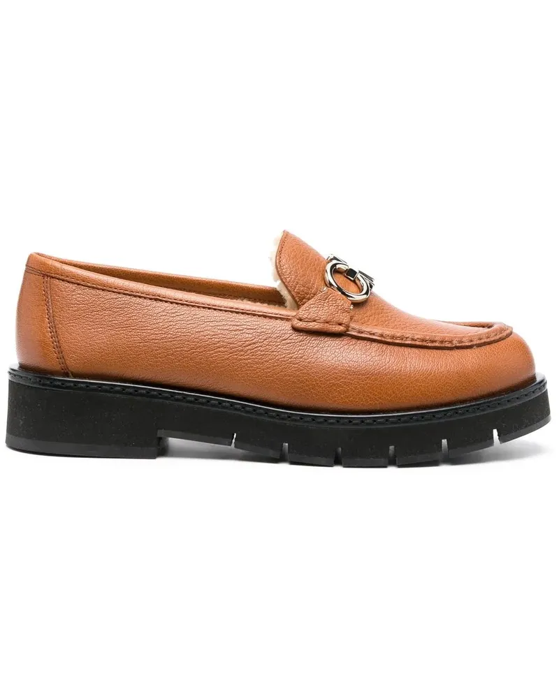 Ferragamo Rolo Loafer - Braun Braun