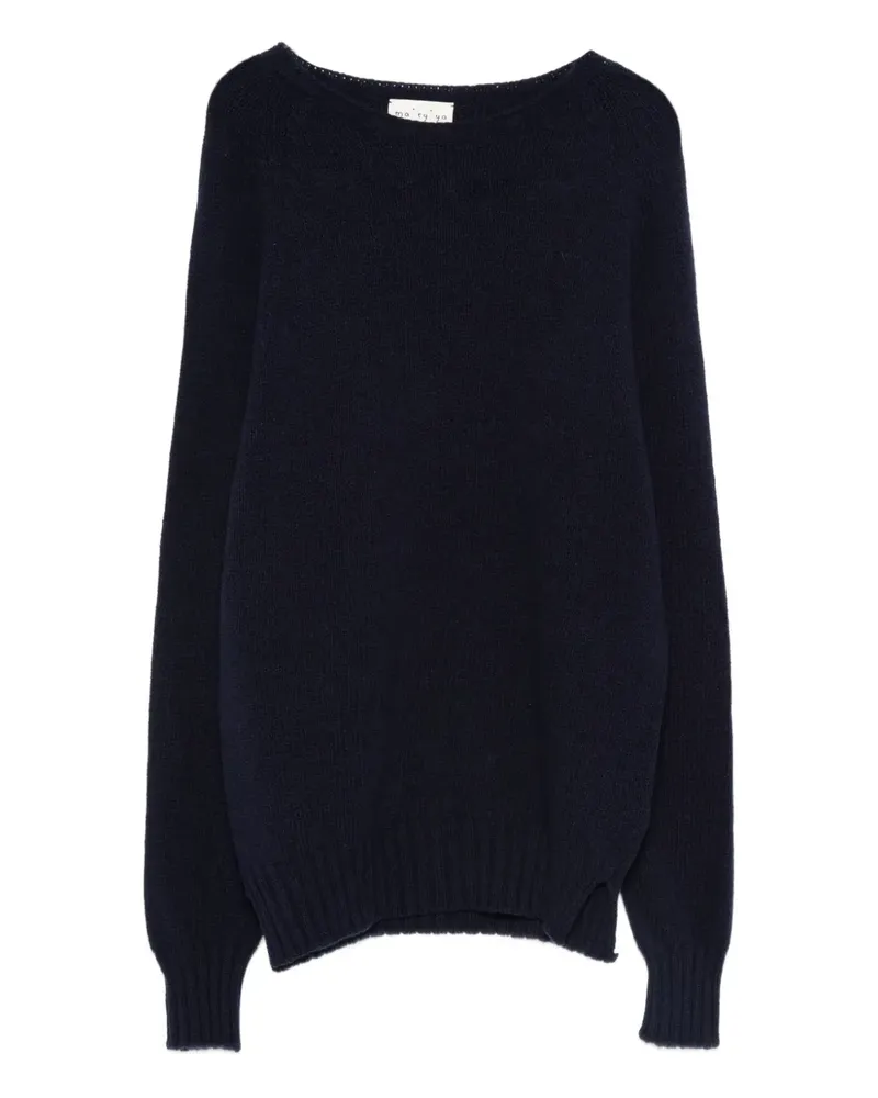 MA'RY'YA boat-neck sweater - Blau Blau