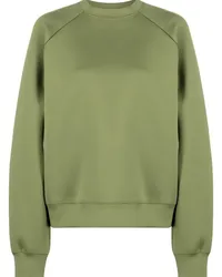 Cynthia Rowley Sweatshirt mit rundem Ausschnitt Grün