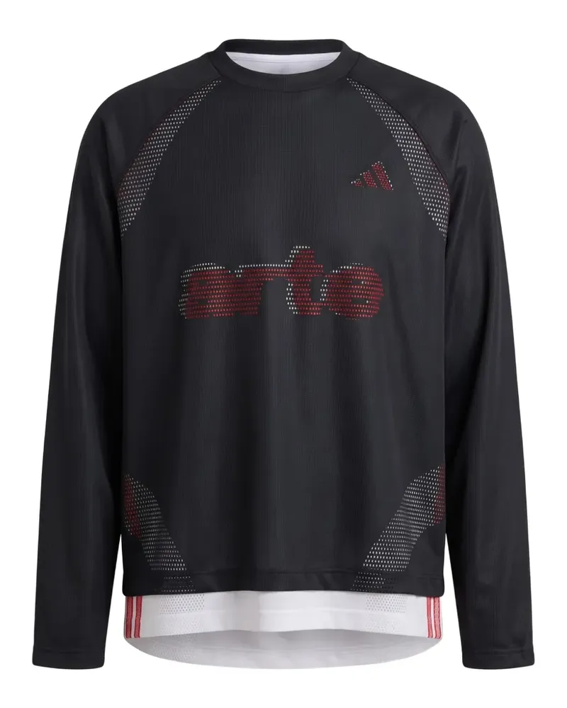 Arte Antwerp T-Shirt im Layering-Look - Schwarz Schwarz