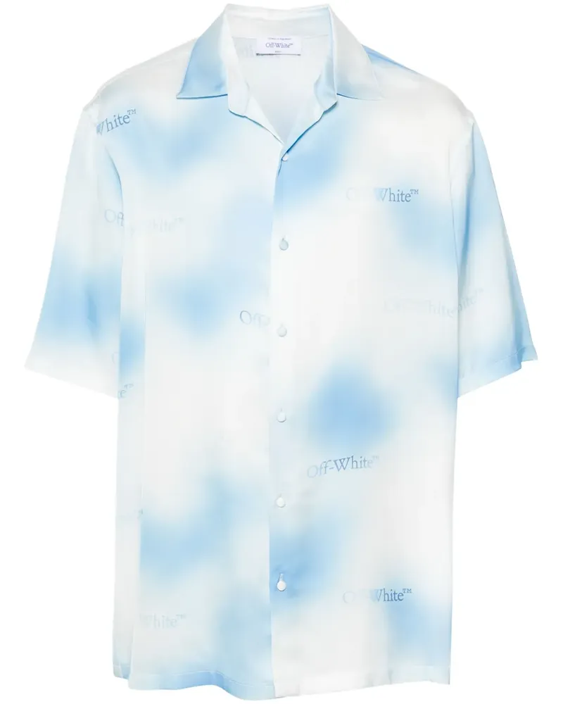 OFF-WHITE Bowlinghemd mit Farbverlauf - Blau Blau