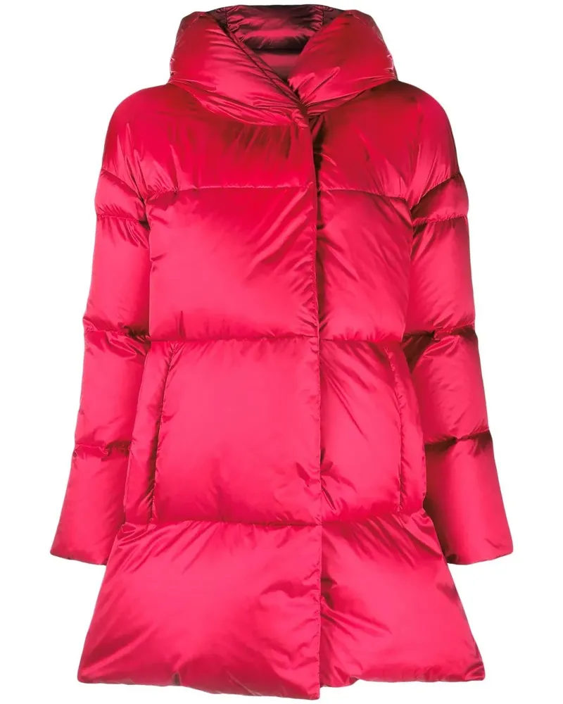 Herno Globe Mantel in Satinoptik - Rosa Rosa