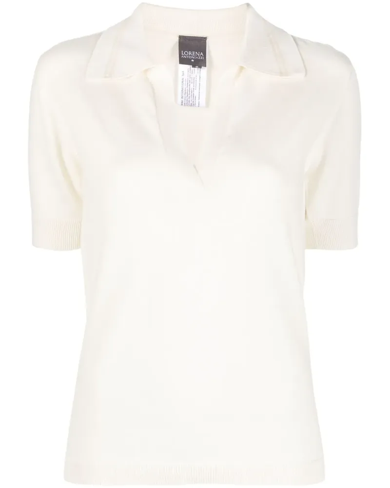 Lorena Antoniazzi Gestricktes Poloshirt - Nude Nude