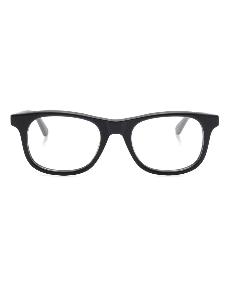 Montblanc Brille mit eckigem Gestell - Schwarz Schwarz