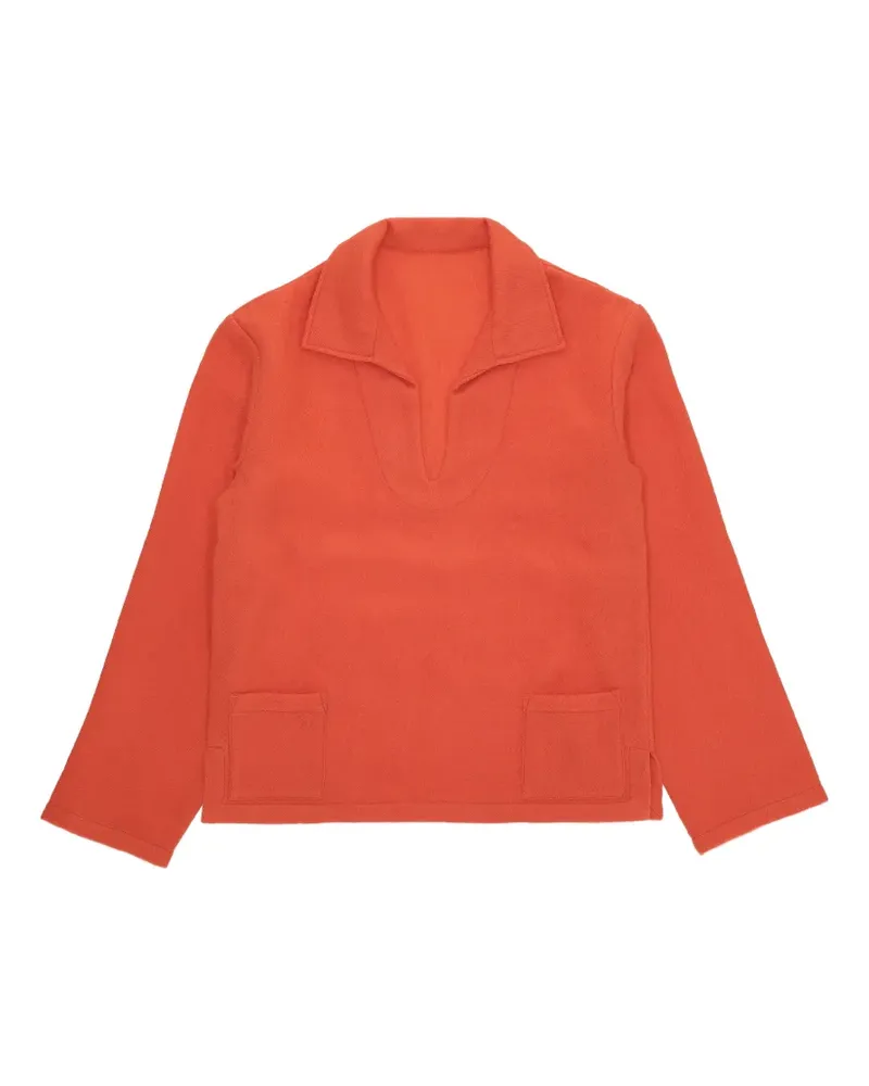 Fortela Franco2 patch-pocket sweater - Orange Orange