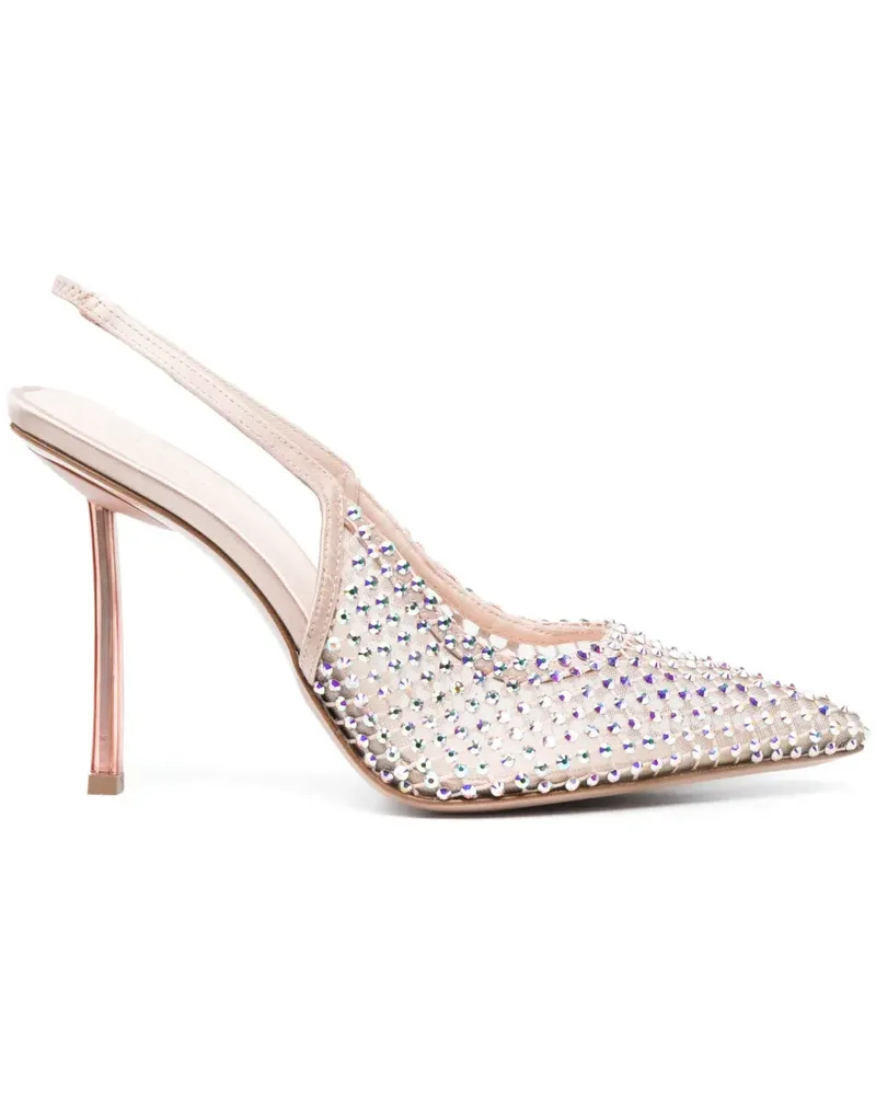 Le Silla Gilda Slingback-Pumps 100mm - Nude Nude