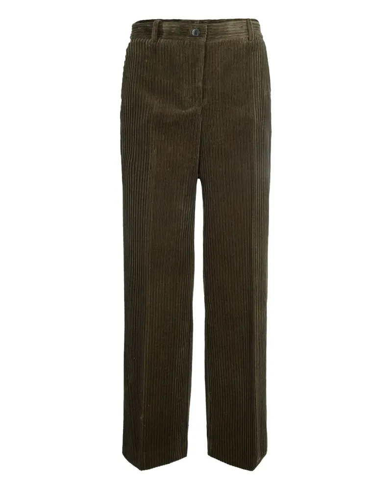 P.A.R.O.S.H. P.A.R.O H. Straight-Leg-Hose aus Cord - Grau Grau