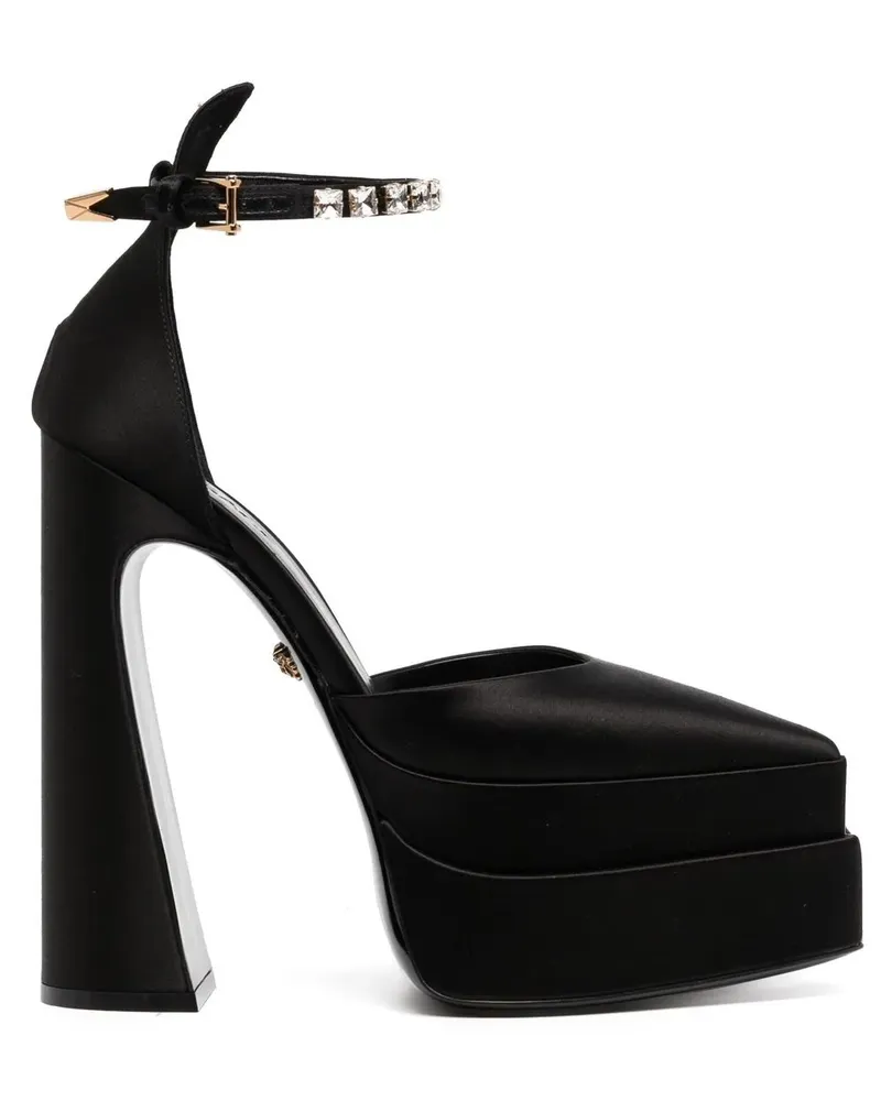 Versace Sandalen mit Plateau 120mm - Schwarz Schwarz
