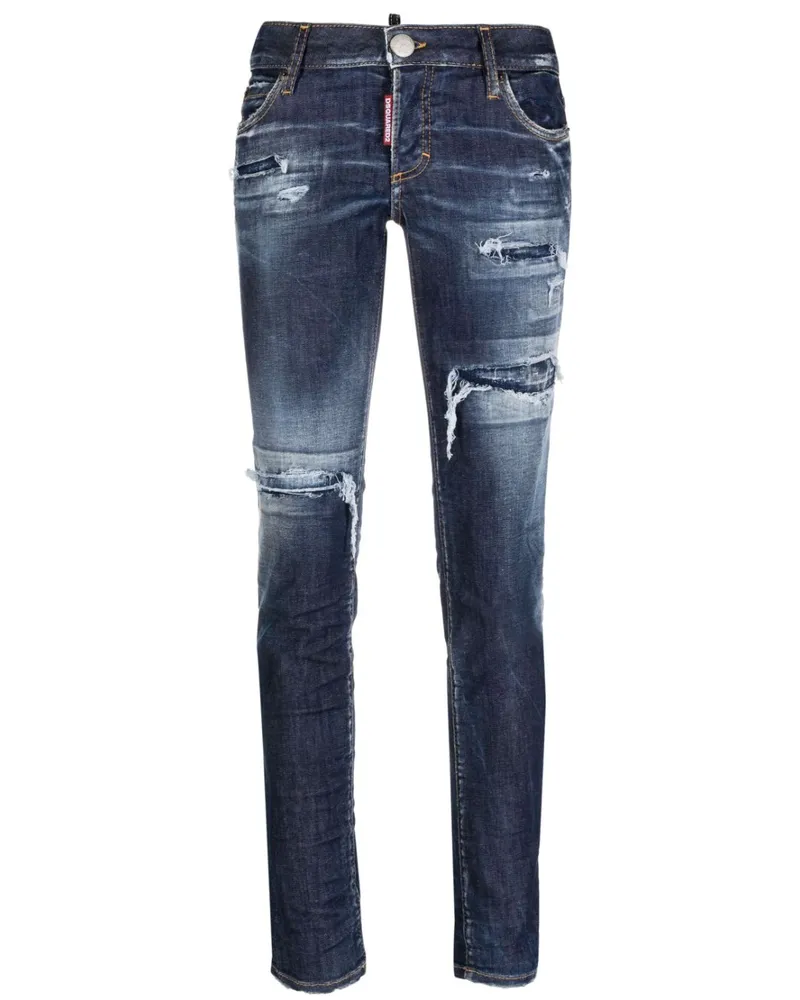 Dsquared2 Distressed-Jeans - Blau Blau