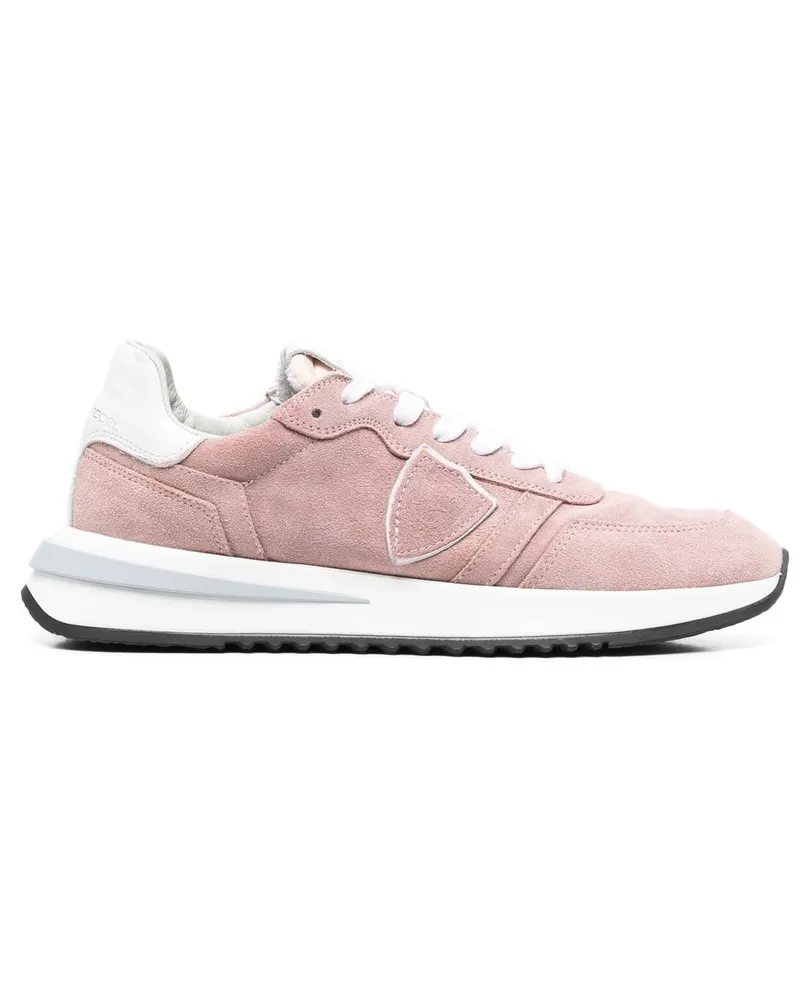 Philippe Model Sneakers mit Logo-Patch - Rosa Rosa