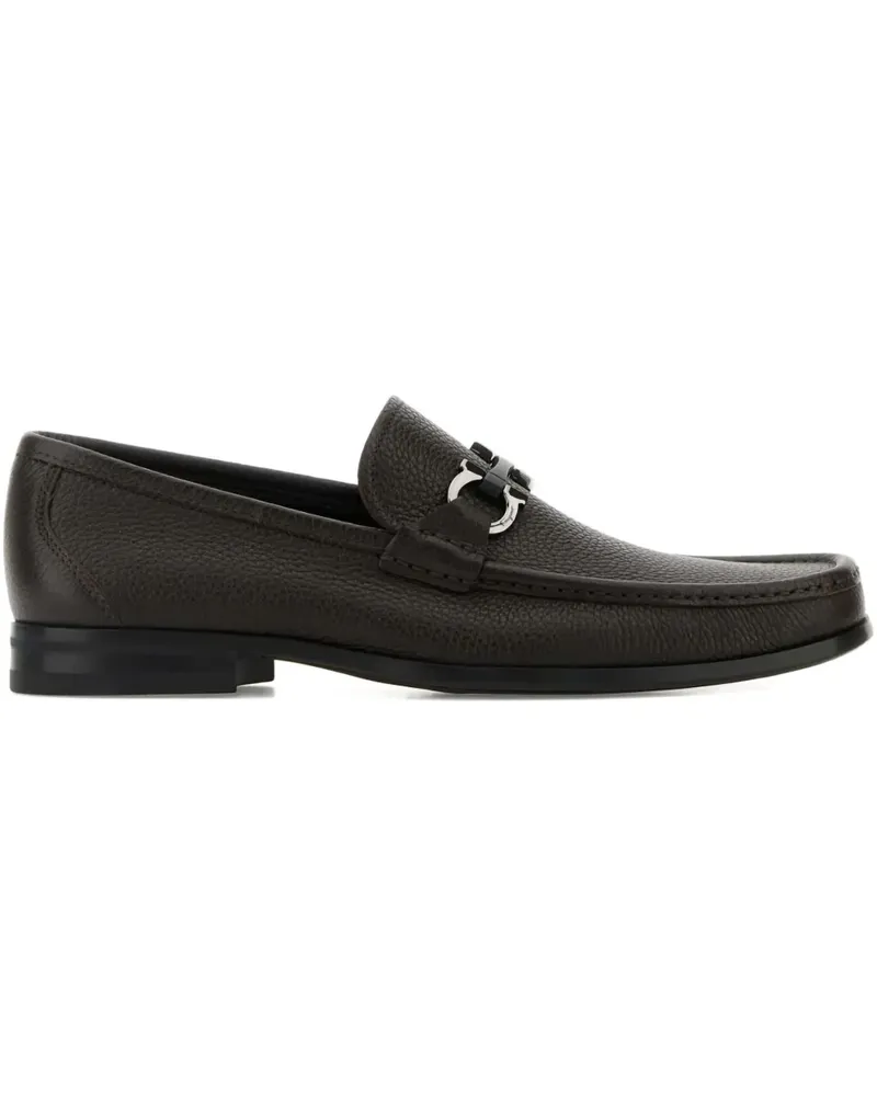 Ferragamo Strukturierte Grandioso Loafer - Braun Braun