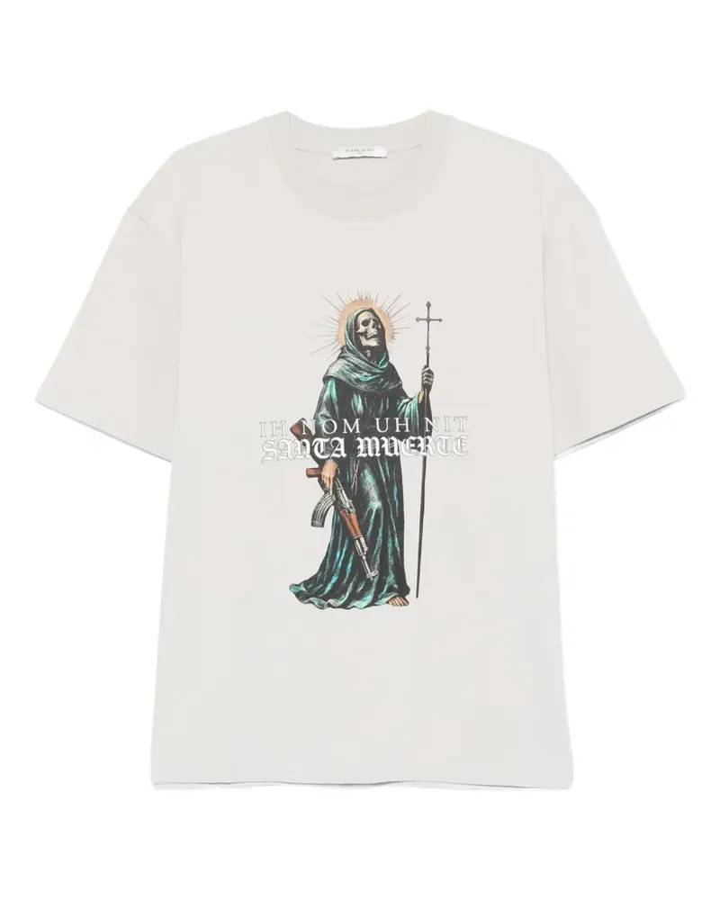 IH NOM UH NIT T-Shirt mit grafischem Print - Grau Grau