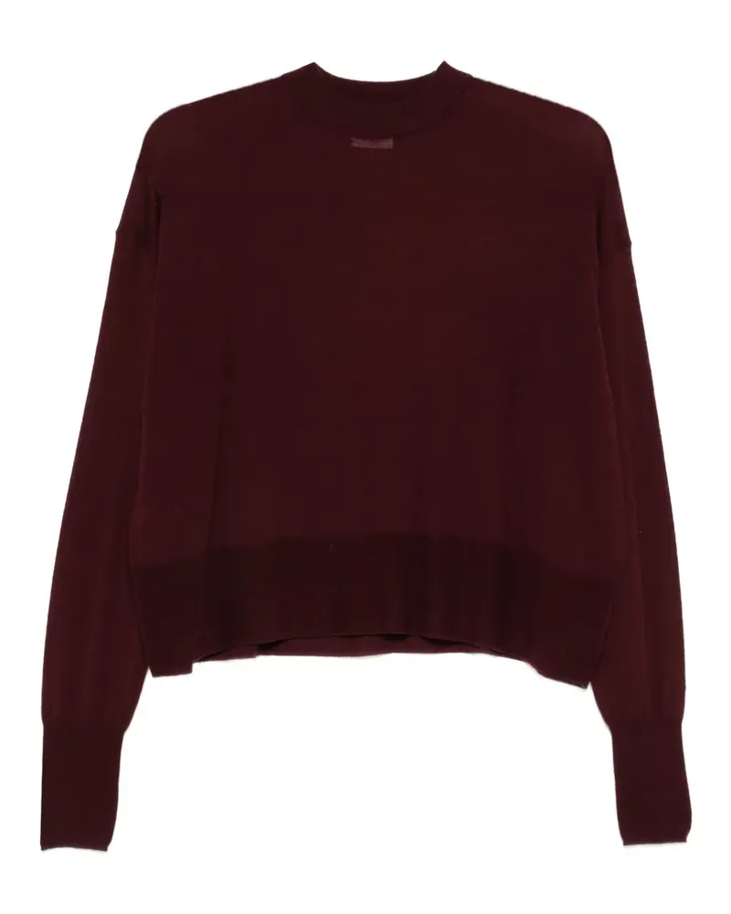 ALYSI Klassischer Pullover - Rot Rot