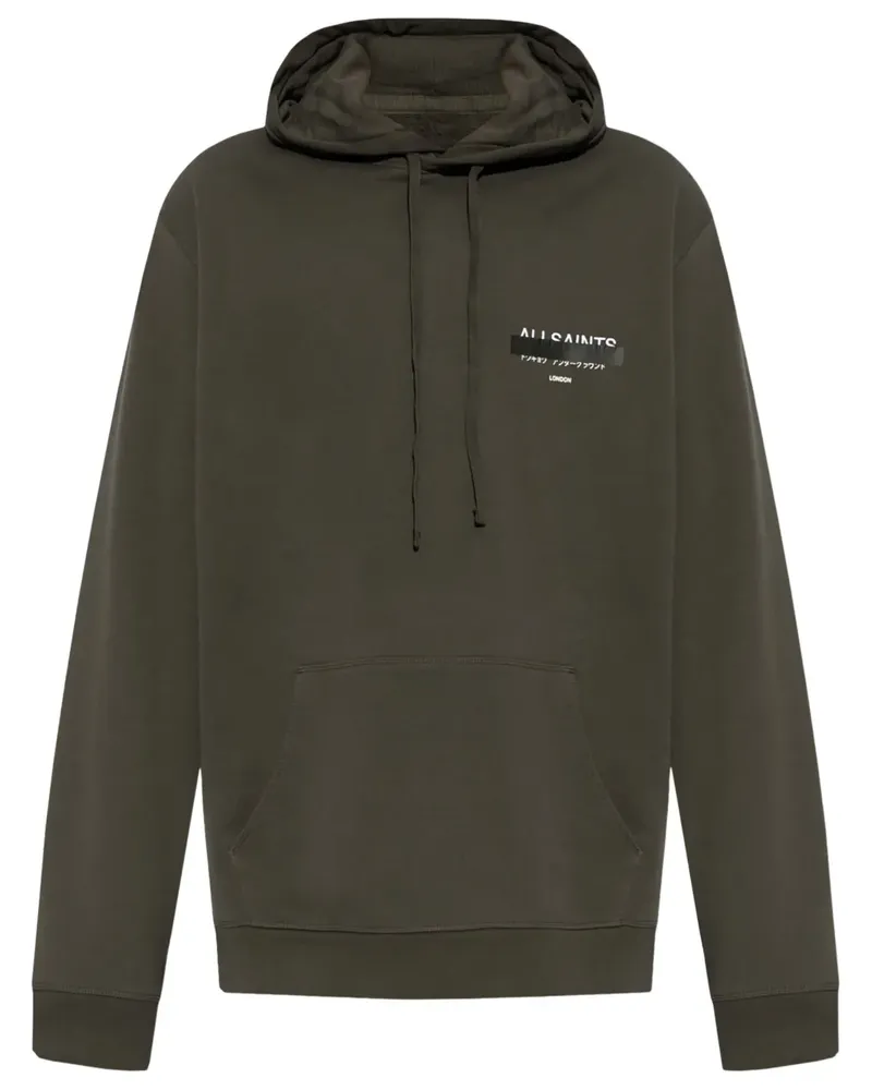 AllSaints Redact Hoodie - Schwarz Schwarz