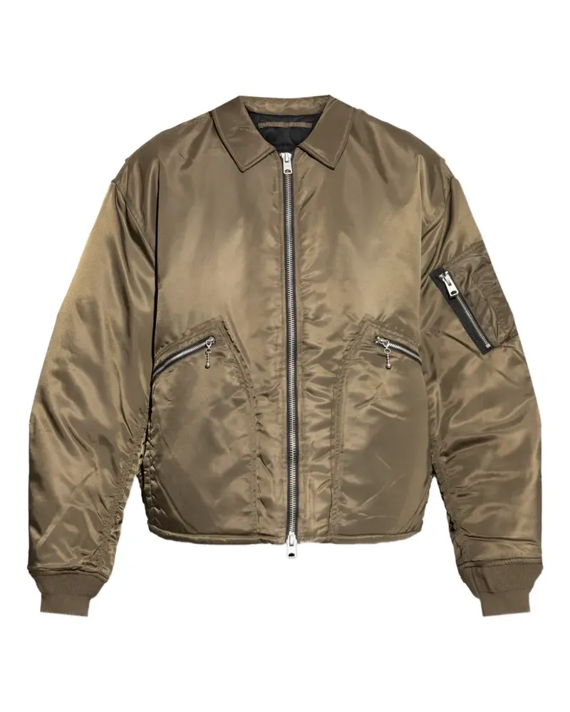 AllSaints Fallon Jacke mit Reißverschluss - Braun Braun
