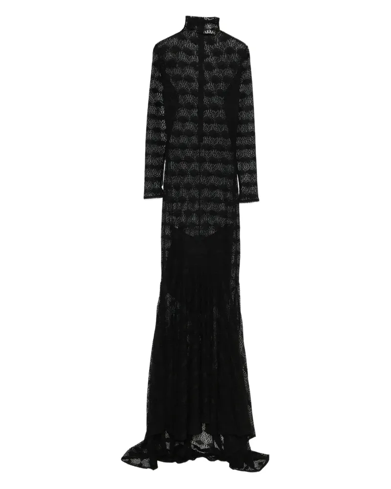 ATU Body Couture long-sleeve maxi dress - Schwarz Schwarz