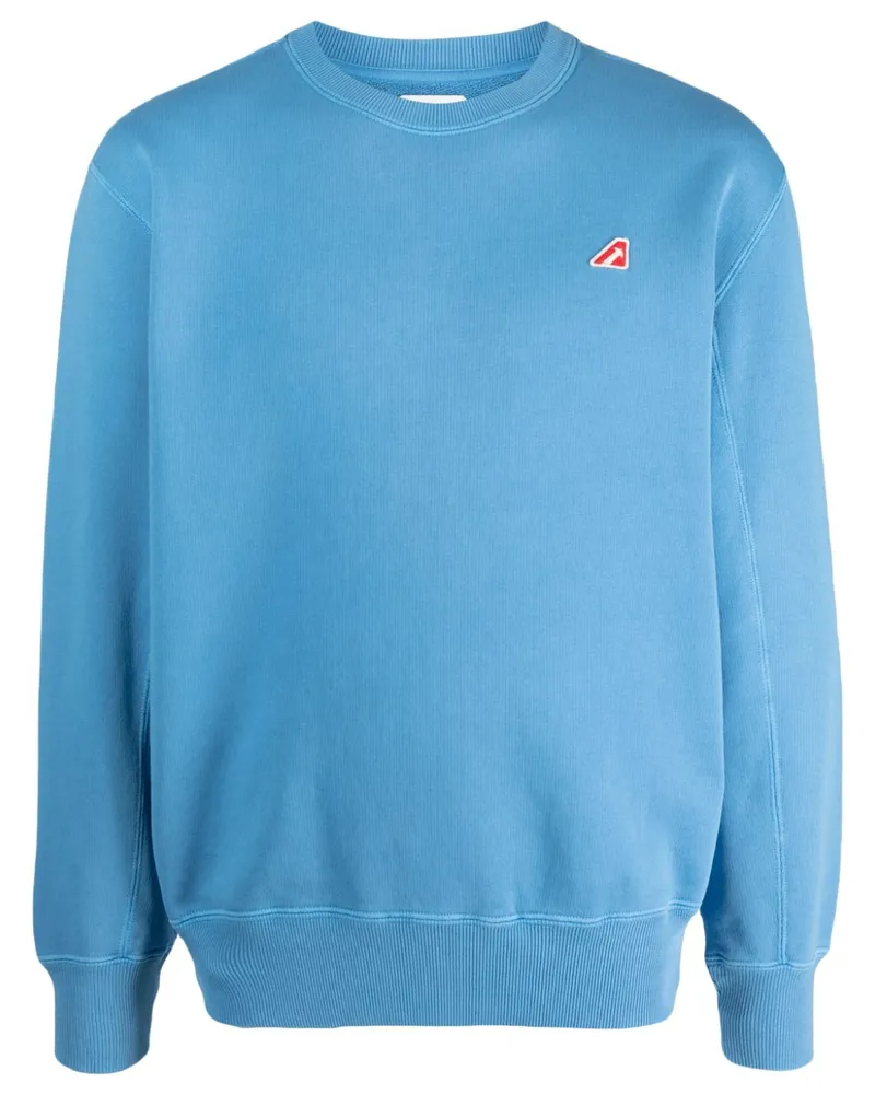 AUTRY Sweatshirt mit Logo-Patch - Blau Blau