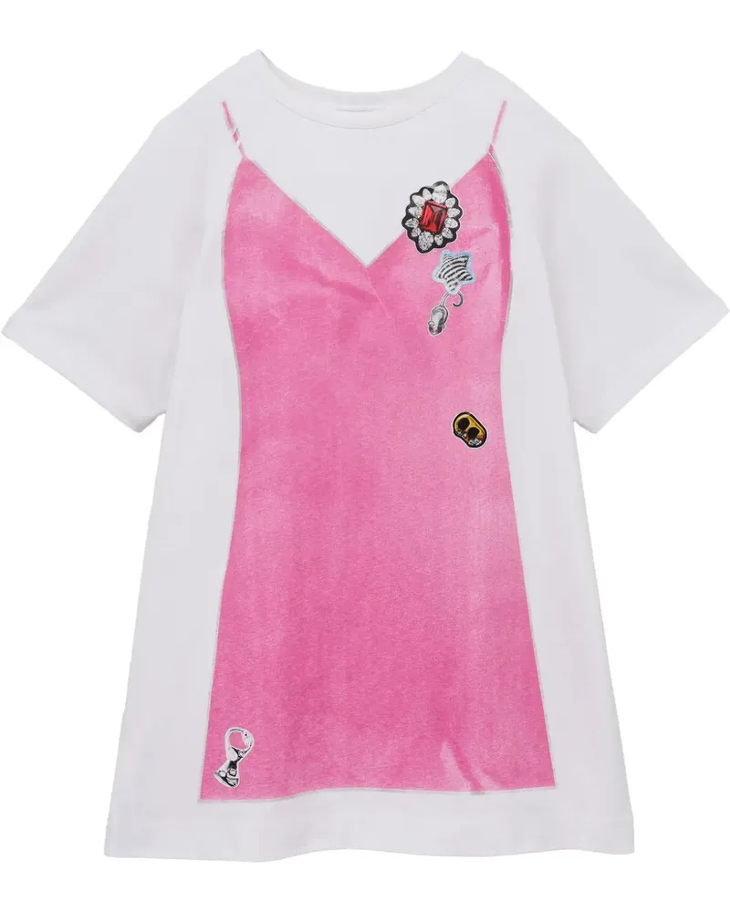 Marc Jacobs Trompe L'Oleil T-Shirt - Weiß Weiß