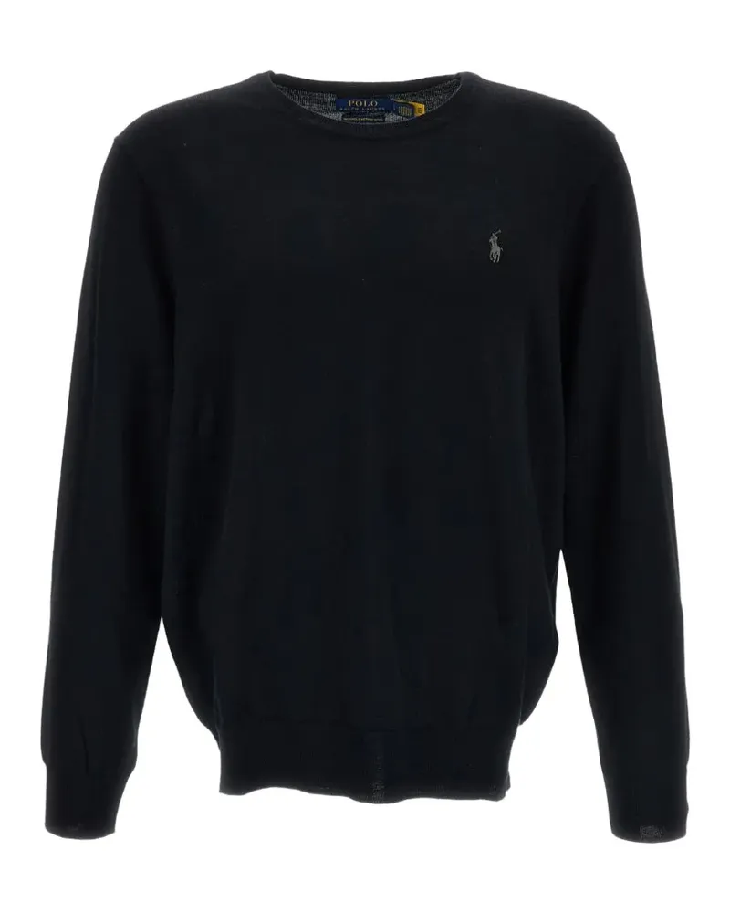 Ralph Lauren embroidered logo sweater - Schwarz Schwarz
