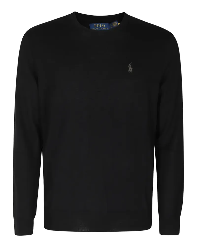Ralph Lauren Pullover mit Logo-Stickerei - Schwarz Schwarz