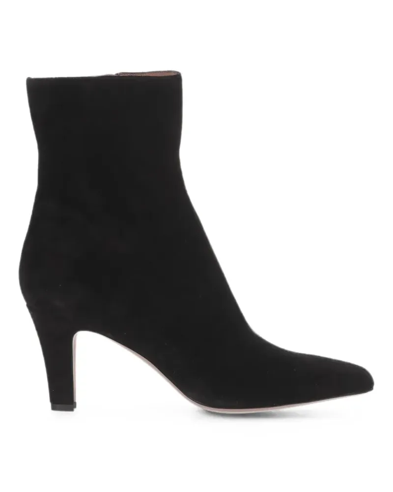 Paris Texas Belle Stiefeletten aus Wildleder - Schwarz Schwarz