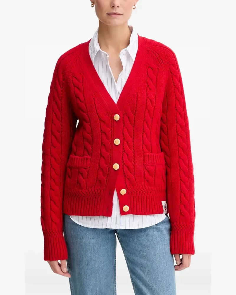 Bally cable-knit cardigan - Rot Rot