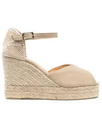 Castañer Bianca Wedge-Espadrilles Nude