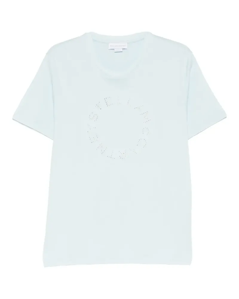Stella McCartney logo T-shirt - Blau Blau